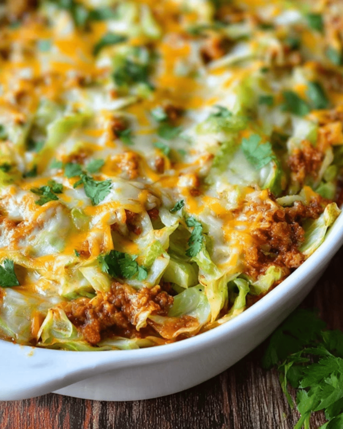 Baked Cabbage Casserole - Easy Comfort Dinner